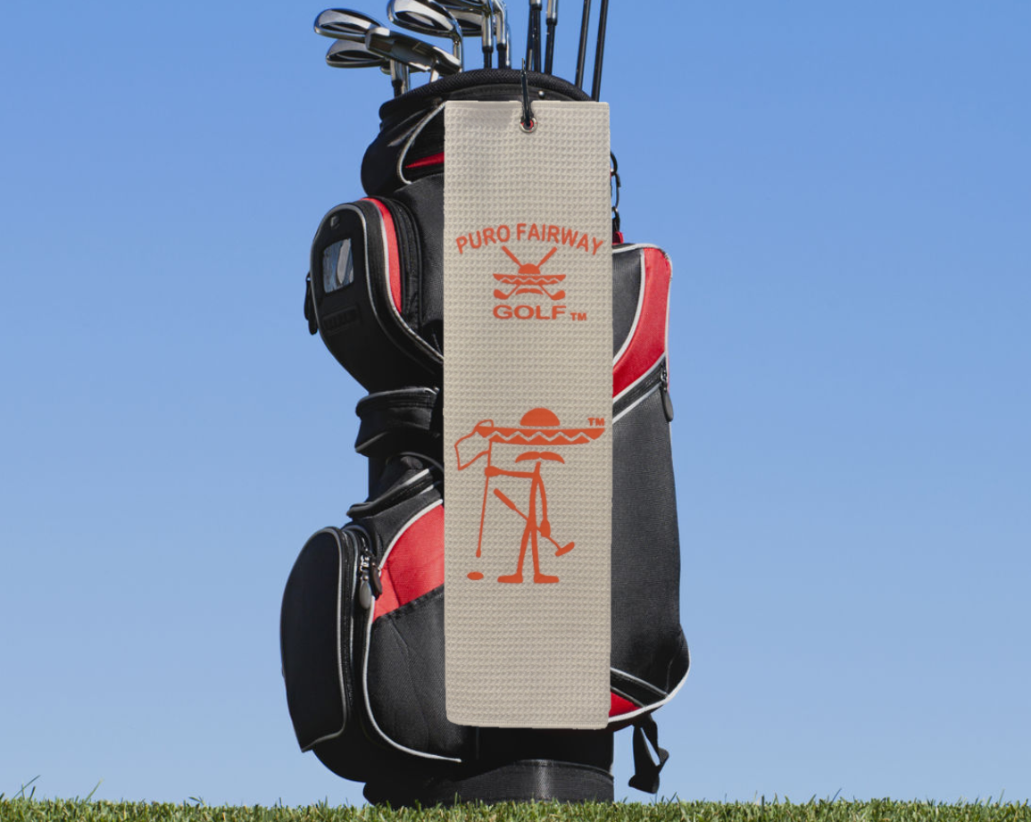 White Puro Fairway Golf Towel