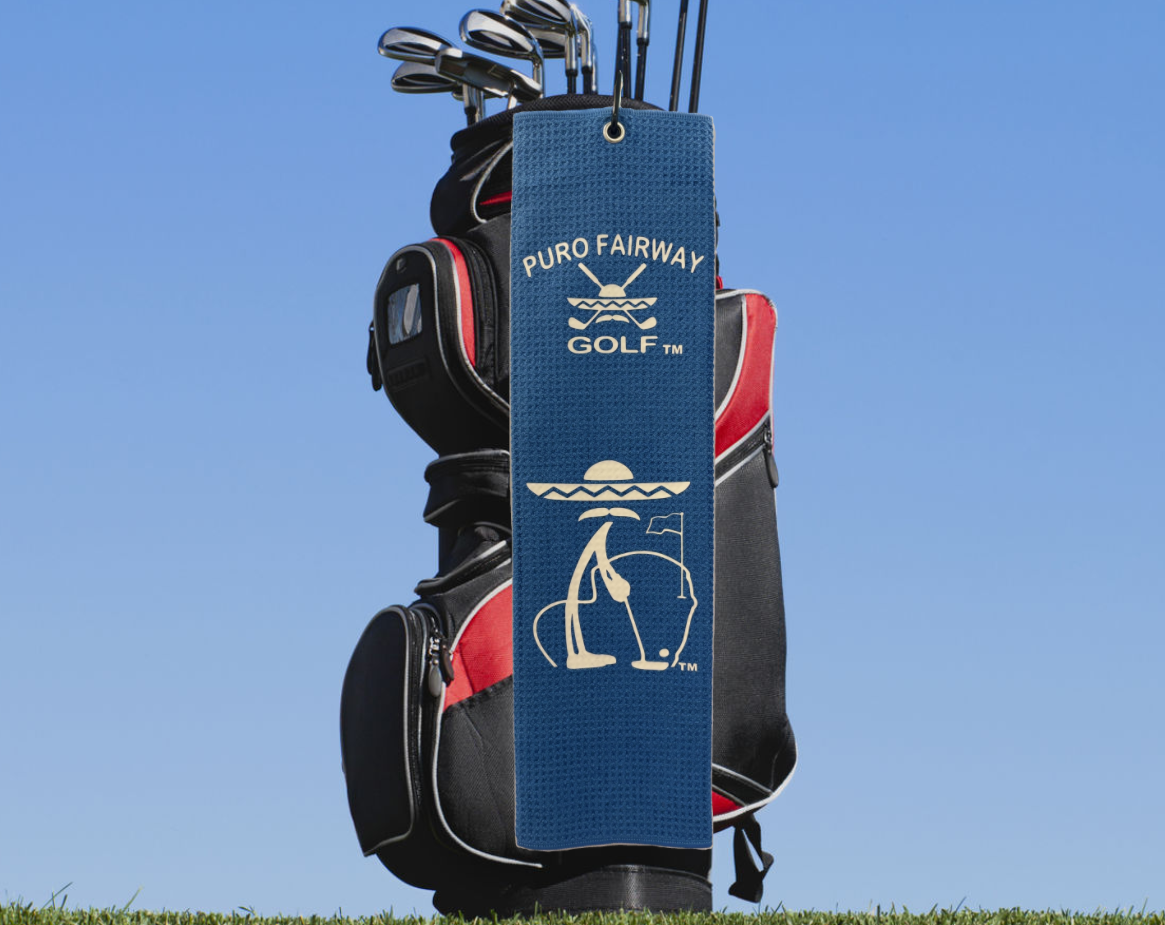 Blue Puro Fairway Golf Towel