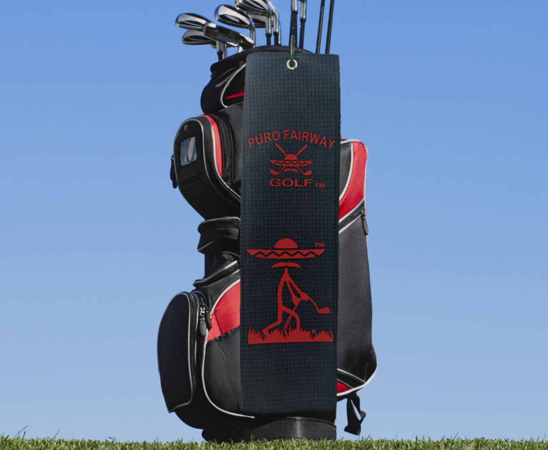 Navy Blue Puro Fairway Golf Towel